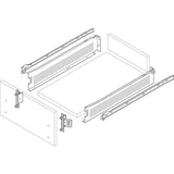 Blum Metabox 20 in. (500 mm) Cream Pull-Out Drawer System, 3/4 Extension