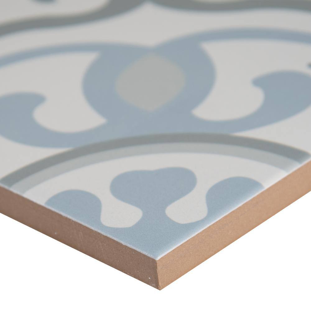 MSI Blume Encaustic 8 in. x 8 in. Matte Porcelain Floor and Wall Tile (5.33 sq. ft. per case)
