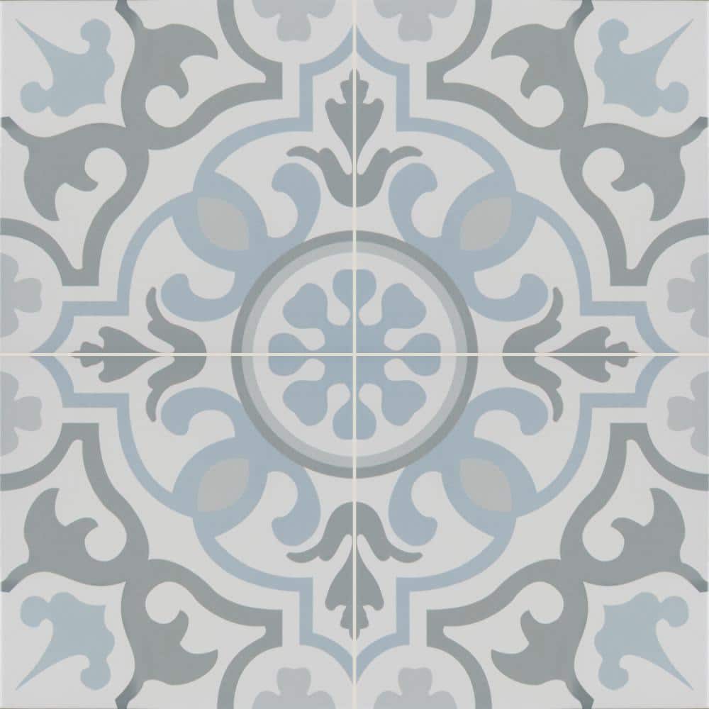 MSI Blume Encaustic 8 in. x 8 in. Matte Porcelain Floor and Wall Tile (5.33 sq. ft. / case)