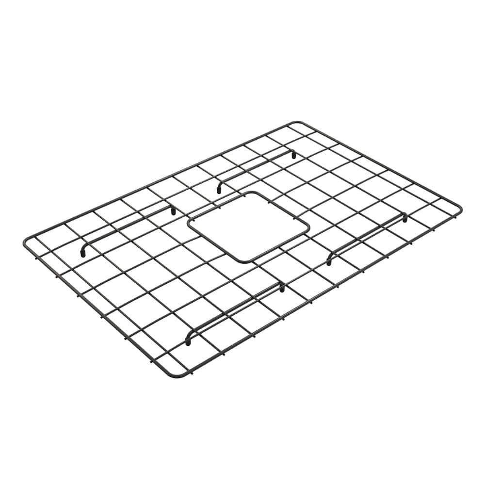 BOCCHI Matte Black Sink Bottom Grid - 24" x 16" for 27" Single Bowl Sink
