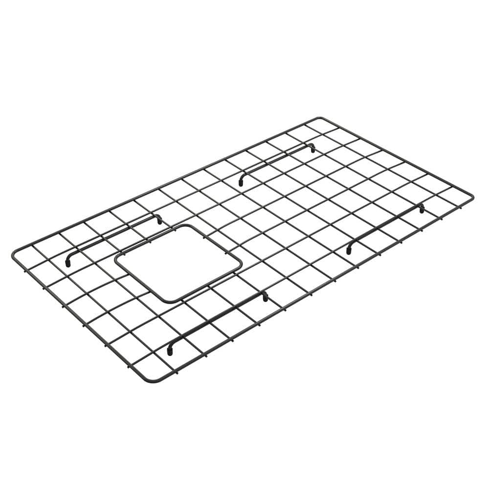 BOCCHI 26" Matte Black Bottom Grid for 30" Single Bowl Sink