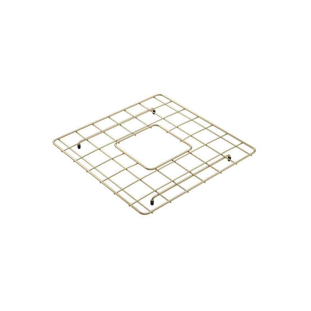 BOCCHI Brushed Gold Bottom Grid for 36" Double Bowl Sink