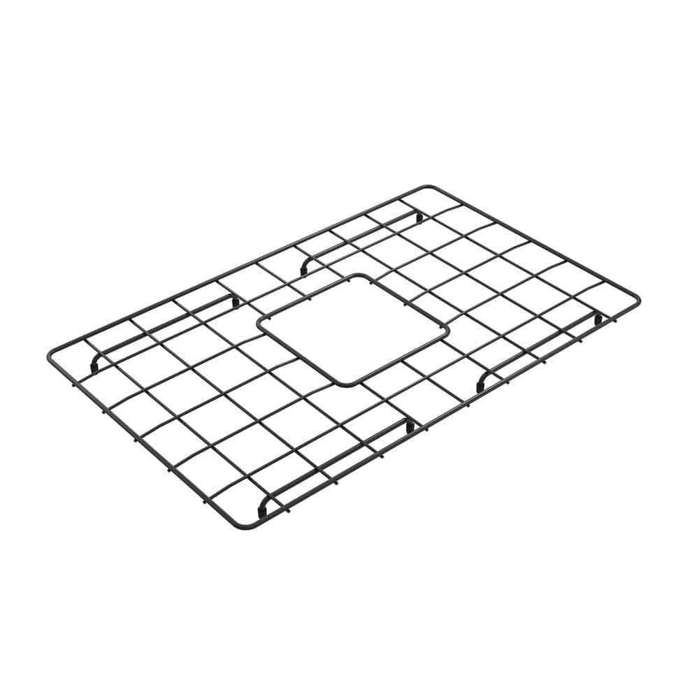 BOCCHI Matte Black Sink Bottom Grid for 27 in Single Bowl
