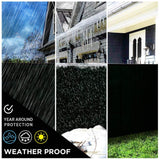 BOEN 6 ft X 20 ft Black Privacy Fence Screen Netting Mesh with Reinforced Grommet for Chain link Garden Fence