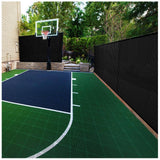 BOEN 6 ft. X 100 ft. Black Privacy Fence Screen Netting Mesh with Reinforced Grommet for Chain link Garden Fence