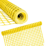 BOEN 4 ft. x 50 ft. Yellow Construction Snow/Safety Barrier Fence