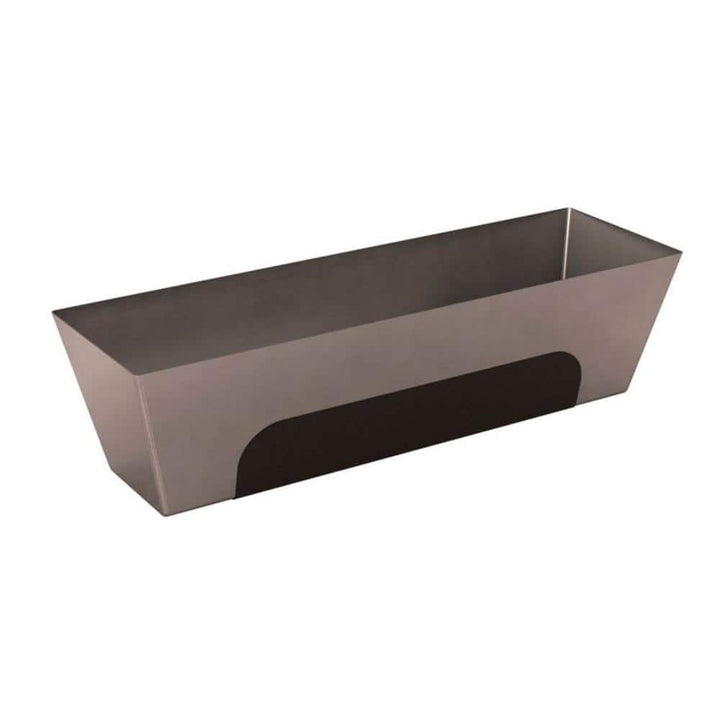 Bon Tool 12 in. Heli-Arc Stainless Steel Mud Pan with Grip