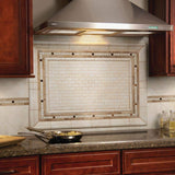 Daltile Briton Bone 12 in. x 12 in. x 8 mm Ceramic Mosaic Floor and Wall Tile (1 sq. ft. / piece)