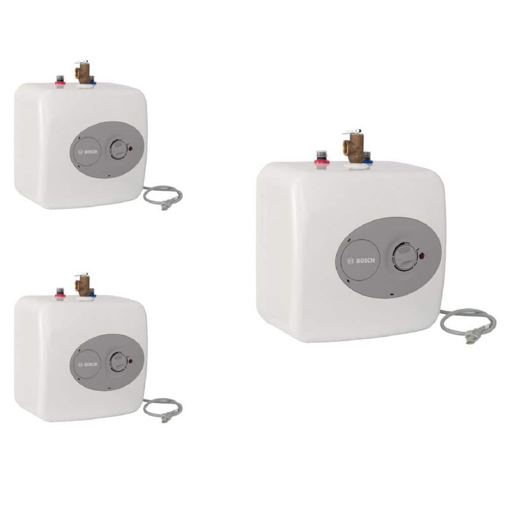 Bosch 4 Gal. Mini-Tank Electric Water Heater, Tronic 3000 — 3-Pack