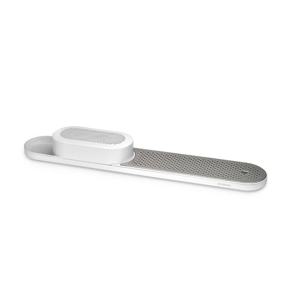 Brabantia SinkStyle Organizer and Drying Tray in Mineral Fresh White