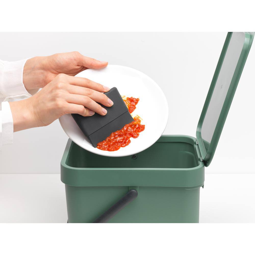 Brabantia Dark Gray Sink Side Dish Squeegee