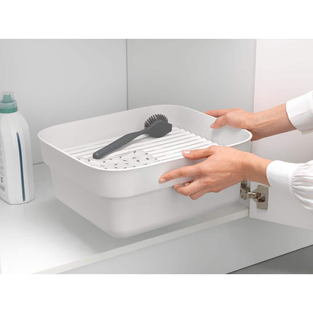 Brabantia SinkSide Dishwashing Tub with Drying Tray - Light Gray