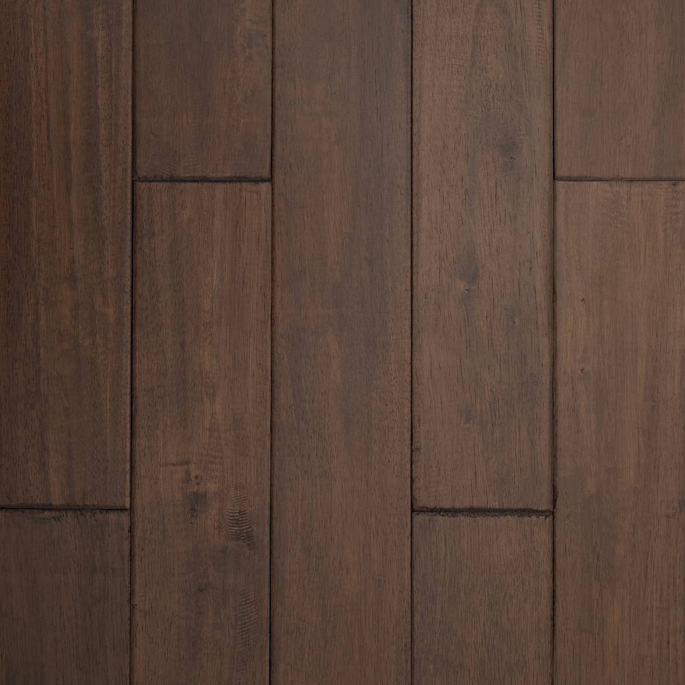 ASPEN FLOORING Bradford Caucho Wood 3/4 in. T x 4.5 in. W Light Distressed Solid Hardwood Flooring (21.82 sqft/case)