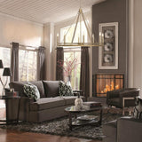 Vanity Art 8 -Light Wagon Wheel Candle Style Chandelier in Brass Dust