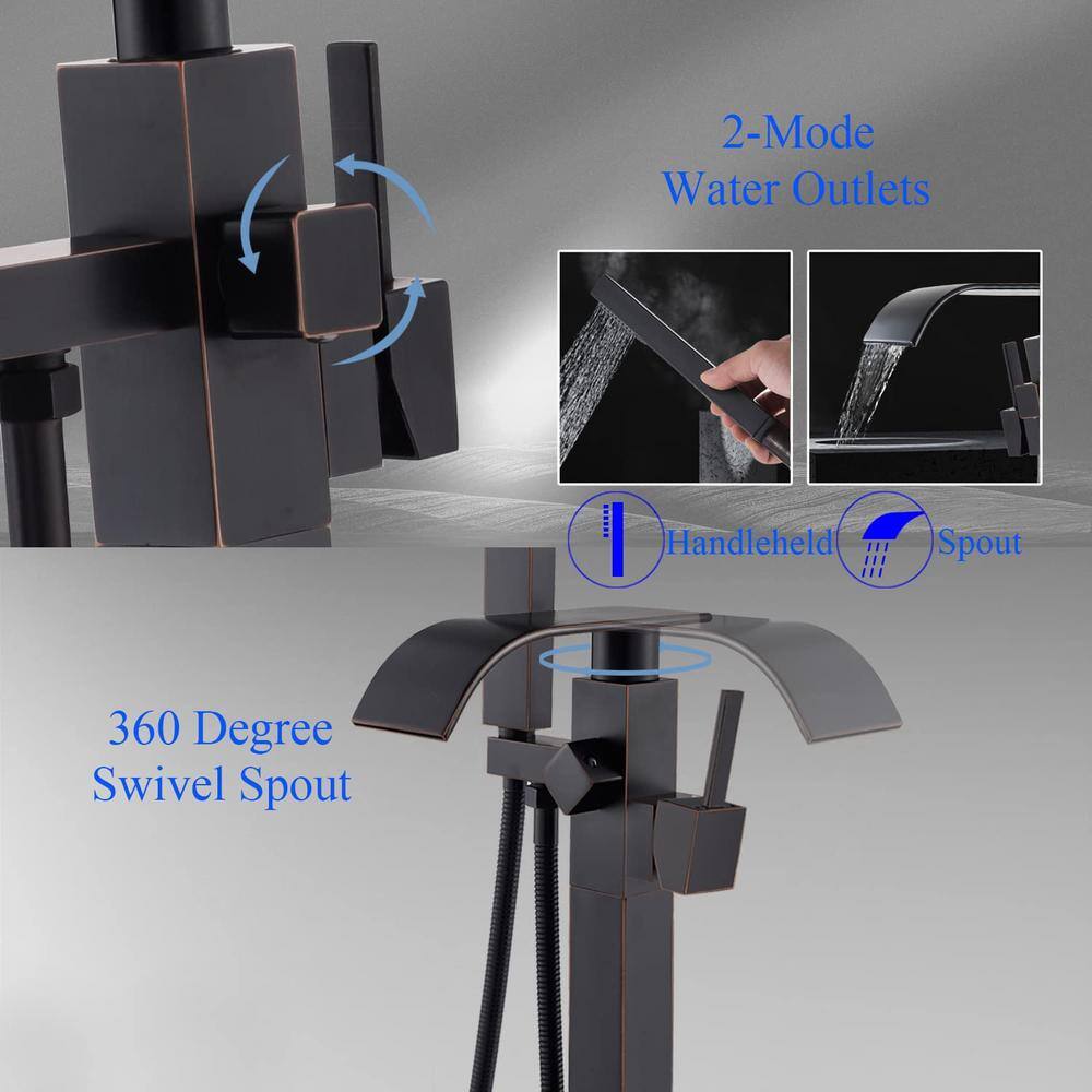 Commercial Brass Single Handle Bathroom Faucet | Oil Rubbed Bronze Finish