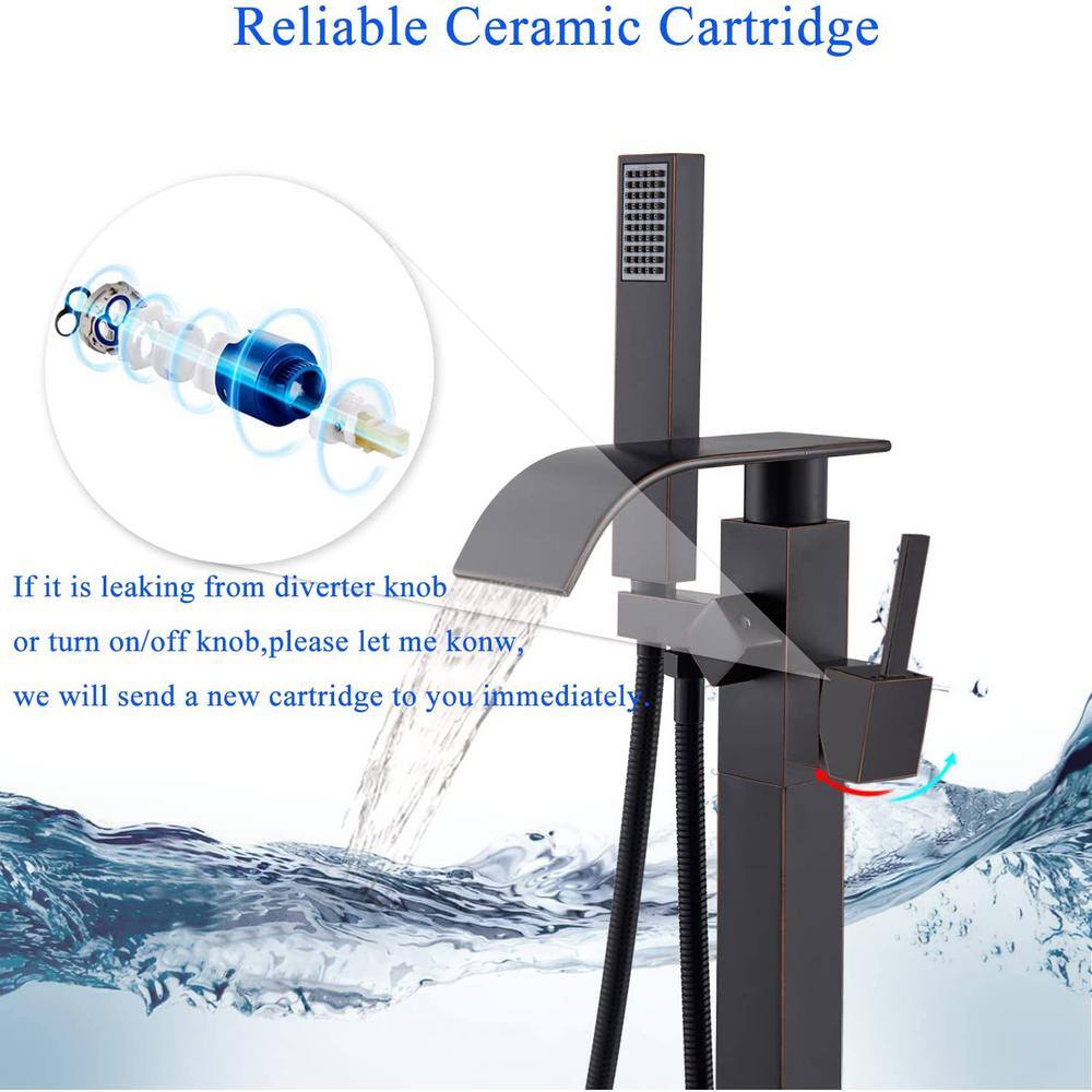 Commercial Brass Single Handle Bathroom Faucet | Oil Rubbed Bronze Finish