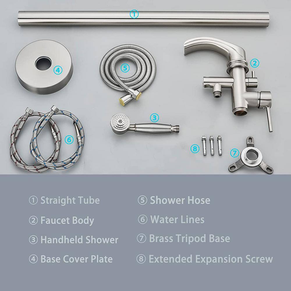 Unbranded Commercial Metering Double Handle Brass Bathroom Sink Faucet
