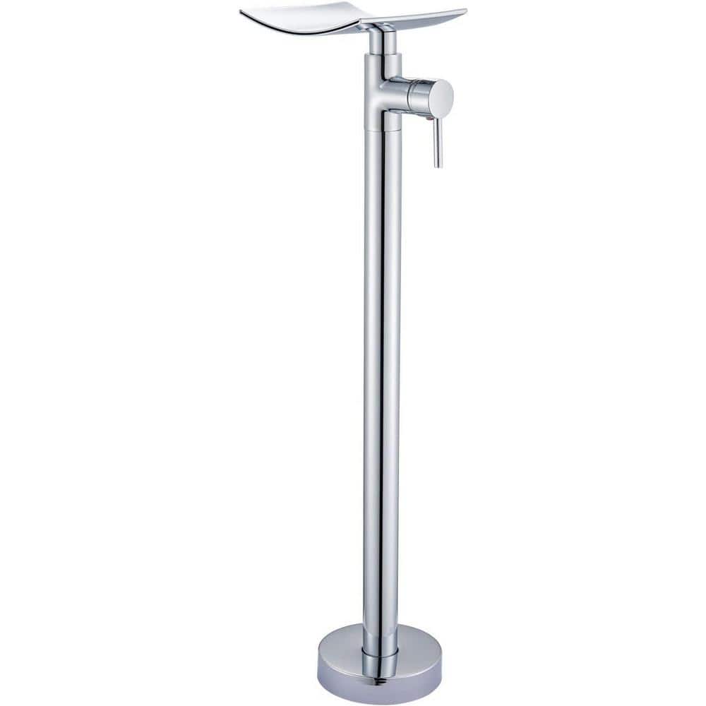 Commercial Brass Double Handle Bathroom Sink Faucet - Chrome Finish