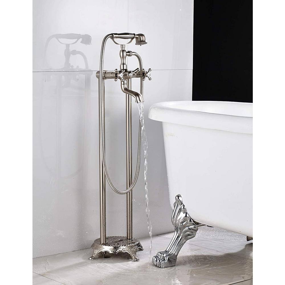 Unbranded Brass Double Handle Commercial Metering Bathroom Sink Faucet