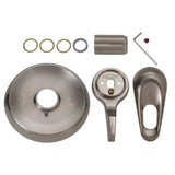BrassCraft Mixet Single-Lever Tub/Shower Rebuild Trim Kit, Non-Pressure Balanced, Satin Nickel (SKD0204-D)