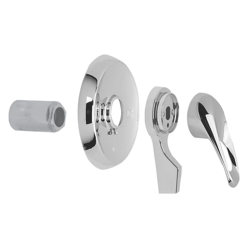 BrassCraft Mixet Single-Lever Tub/Shower Rebuild Trim Kit, Non-Pressure Balanced, Satin Nickel (SKD0204-D)