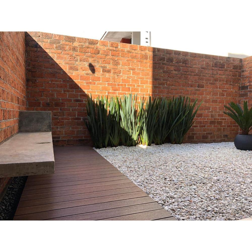 NewTechWood UltraShield Natural Voyager 1 in. x 6 in. x 8 ft. Brazilian IPE Hollow Composite Decking Board