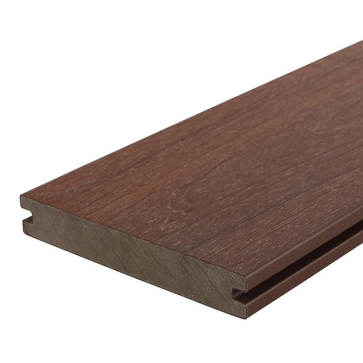 NewTechWood UltraShield Naturale Magellan 1 in. x 6 in. x 8 ft. Brazilian Ipe Solid with Groove Composite Decking Board