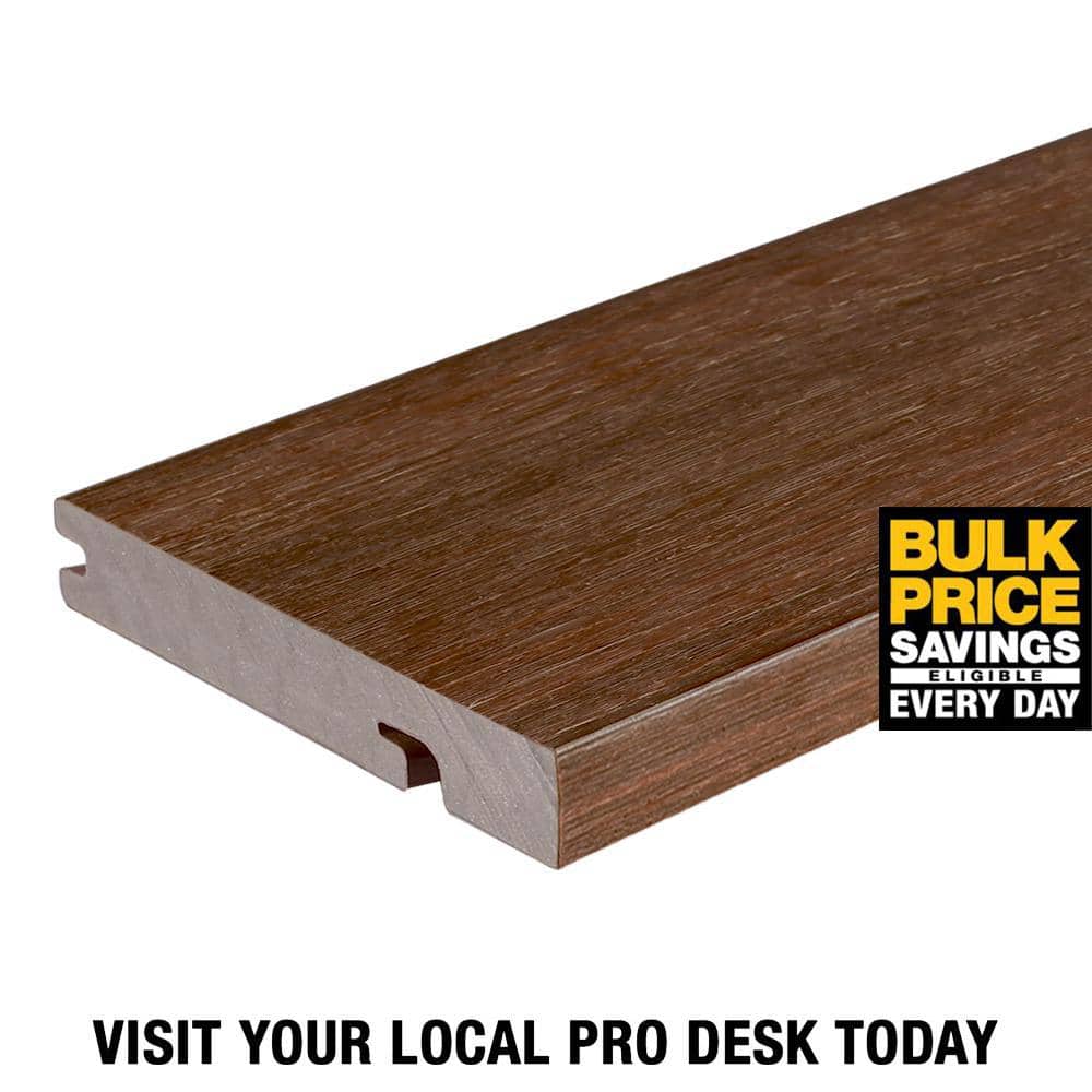 NewTechWood UltraShield Naturale Brazilian Ipe Composite Decking Board - 16 ft