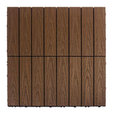 NewTechWood UltraShield Naturale 1 ft. x 1 ft. Quick Deck Outdoor Composite Deck Tile Sample in Brazilian Ipe