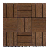 NewTechWood UltraShield Naturale 1 ft. x 1 ft. Quick Deck Outdoor Composite Deck Tile Sample in Brazilian Ipe