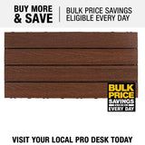 NewTechWood UltraShield Naturale 1 ft. x 2 ft. Quick Deck Outdoor Composite Deck Tile in Brazilian Ipe (20 sq. ft. per Box)