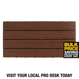 NewTechWood UltraShield Naturale 1 ft. x 2 ft. Quick Deck Outdoor Composite Deck Tile in Brazilian Ipe (20 sq. ft. per Box)