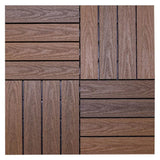 NewTechWood UltraShield Naturale 1 ft. x 1 ft. Quick Deck Outdoor Composite Deck Tile in Brazilian Ipe (10 sq. ft. per box)