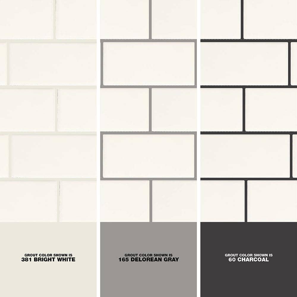 Daltile Restore Bright White 12 in. x 12 in. x 6.35 mm Ceramic Mosaic Wall Tile (0.83 sq. ft. per piece)