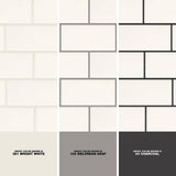 Daltile Restore Bright White 12 in. x 12 in. x 6.35 mm Ceramic Mosaic Wall Tile (0.83 sq. ft. per piece)