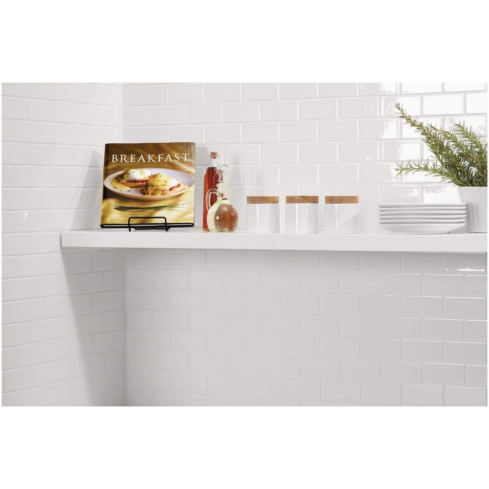 Daltile Restore Bright White 12 in. x 12 in. x 6.35 mm Ceramic Mosaic Wall Tile (0.83 sq. ft. per piece)