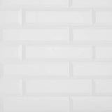 Daltile Restore Bright White 3 in. x 12 in. Ceramic Bevel Wall Tile (9 sq. ft. / case)
