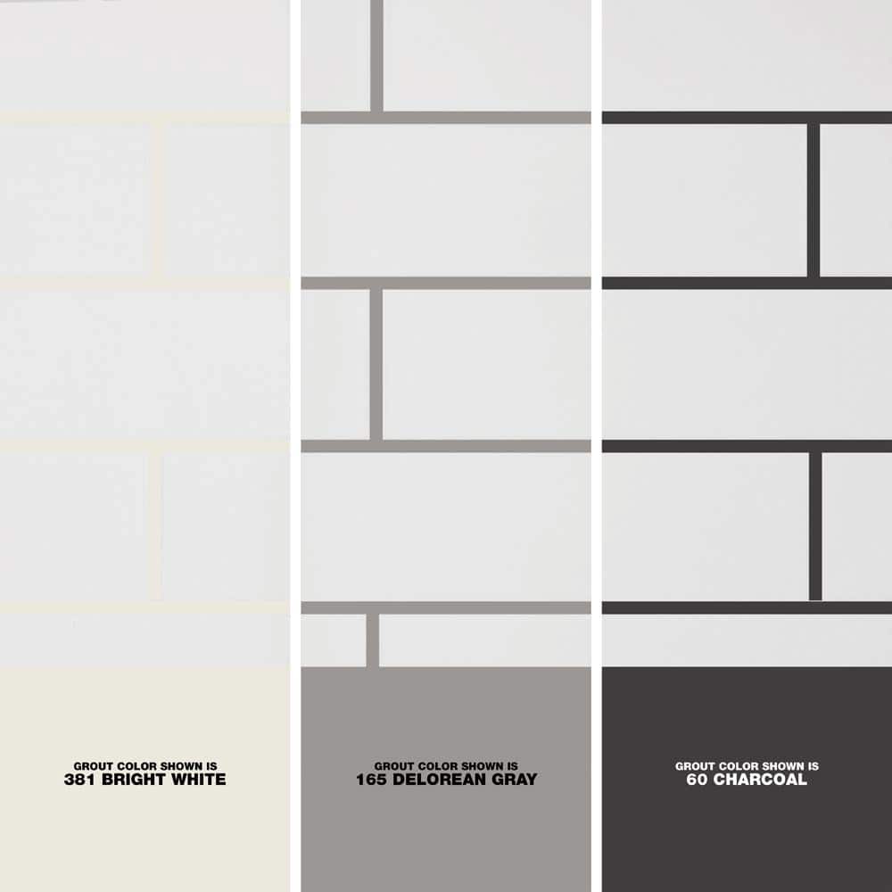 Daltile Restore 3 in. x 12 in. Ceramic Bright White Subway Tile (12 sq. ft. / Case)