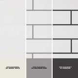 Daltile Restore 3 in. x 12 in. Ceramic Bright White Subway Tile (12 sq. ft. / Case)