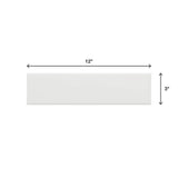 Daltile Restore 3 in. x 12 in. Ceramic Bright White Subway Tile (12 sq. ft. / Case)