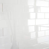 Daltile Restore 3 in. x 12 in. Ceramic Bright White Subway Tile (12 sq. ft. / Case)