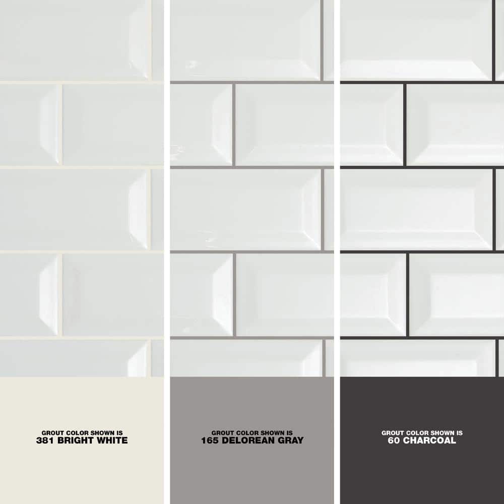 Daltile Restore Bright White 3 in. x 6 in. Ceramic Bevel Wall Tile (10 sq. ft. / case)