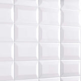 Daltile Restore Bright White 3 in. x 6 in. Ceramic Bevel Wall Tile (10 sq. ft. / case)
