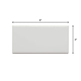 Daltile Restore Bright White 3 in. x 6 in. Glossy Ceramic Subway Wall Tile, Modular (12.5 sq. ft. / Case)