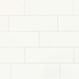 Daltile Restore 4 in. x 12 in. Glazed Ceramic Bright White Subway Wall Tile (10.64 sq. ft. per Case)
