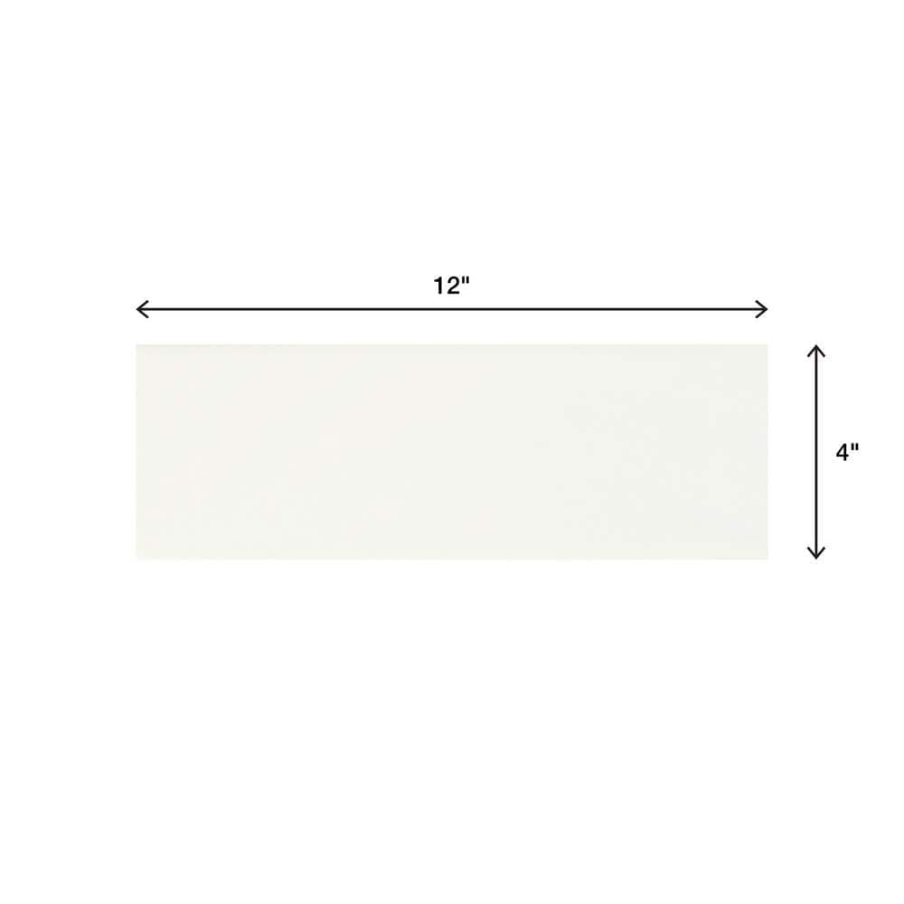 Daltile Restore Bright White 4 in. x 12 in. Glazed Ceramic Wall Tile (10.64 sq. ft. / case)