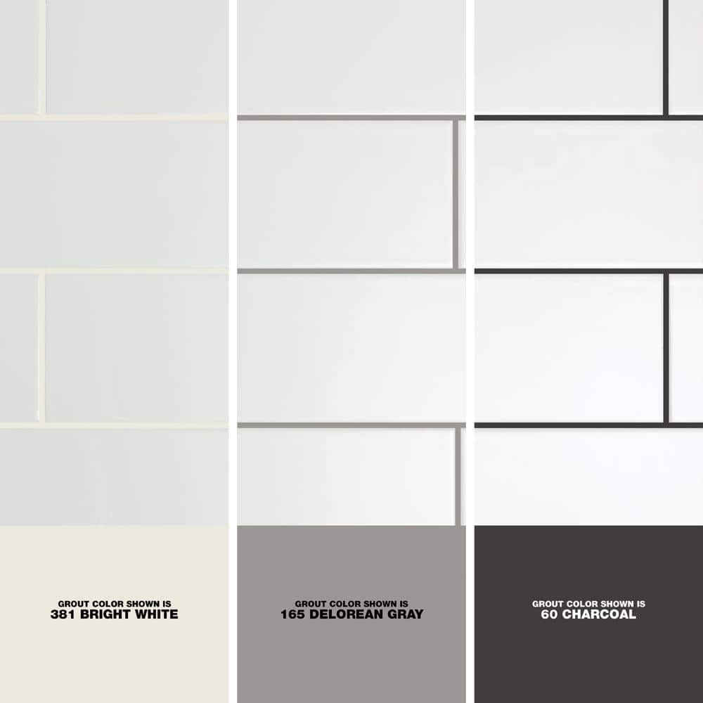 Daltile Restore Bright White 4 in. x 16 in. Ceramic Wall Tile (13.20 sq. ft. / Case)