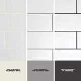 Daltile Restore Bright White 4 in. x 16 in. Ceramic Wall Tile (13.20 sq. ft. / Case)