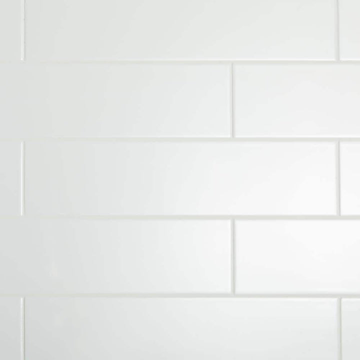 Daltile Restore Bright White 4 in. x 16 in. Ceramic Wall Tile (13.20 sq. ft. / Case)