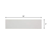 Daltile Restore Bright White 4 in. x 16 in. Ceramic Wall Tile (13.20 sq. ft. / Case)